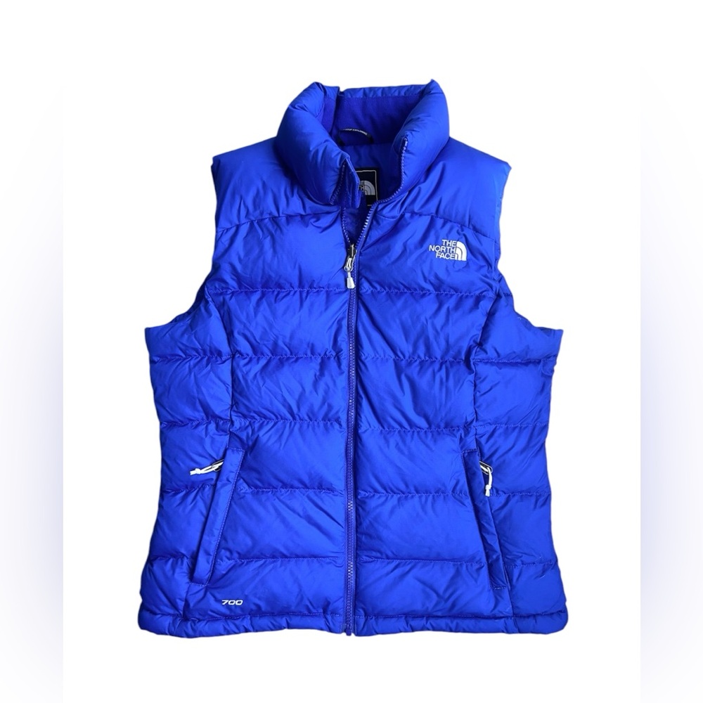 The North Face Blue Puffer Vest Medium